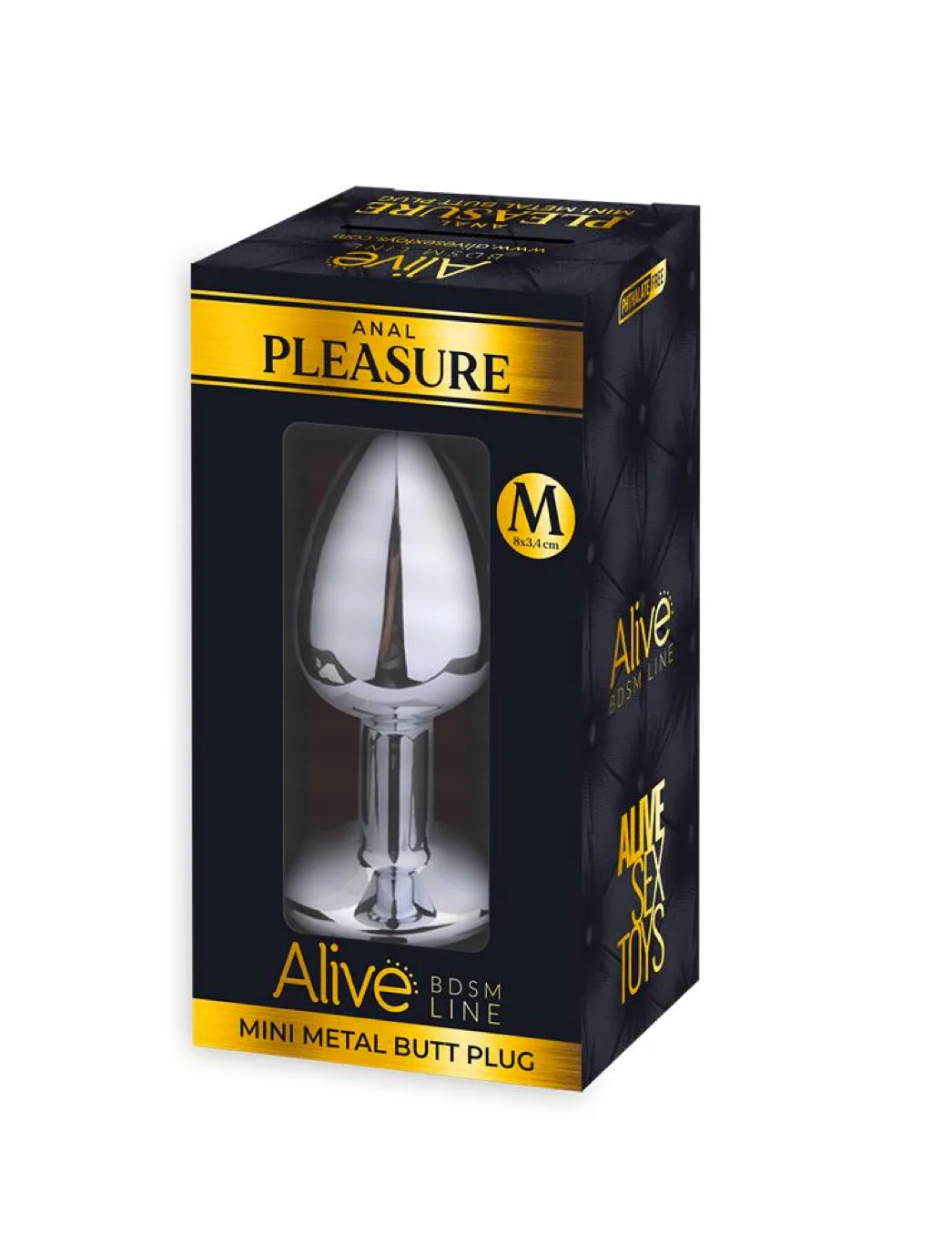 Adrien Lastic Metal Anal Plug M - Black