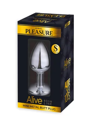 Adrien Lastic Metal Anal Plug S - White