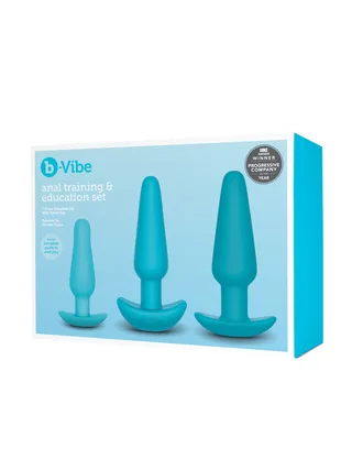 B-Vibe | Anal Training & Education Set : Teal