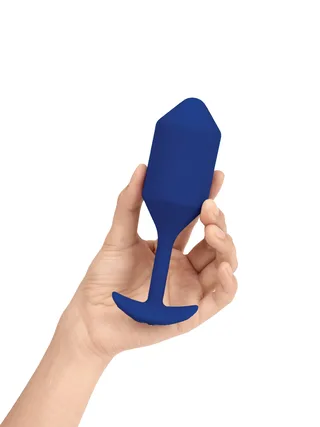 B-Vibe | Vibrating Snug Plug | XL : Navy