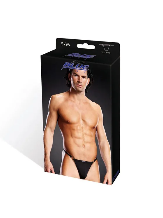 BlueLine | Mens Sebastian V-String : S/M - Black