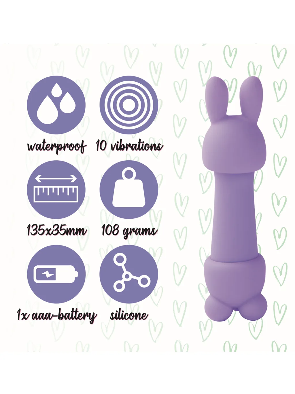 FeelzToys Mister Bunny - Purple
