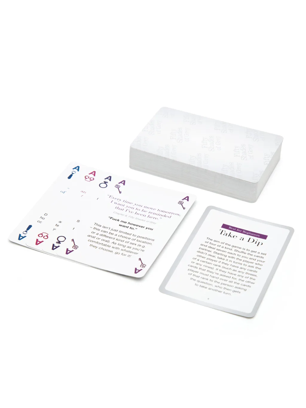 Fifty Shades Play Nice Talk Dirty Card Game