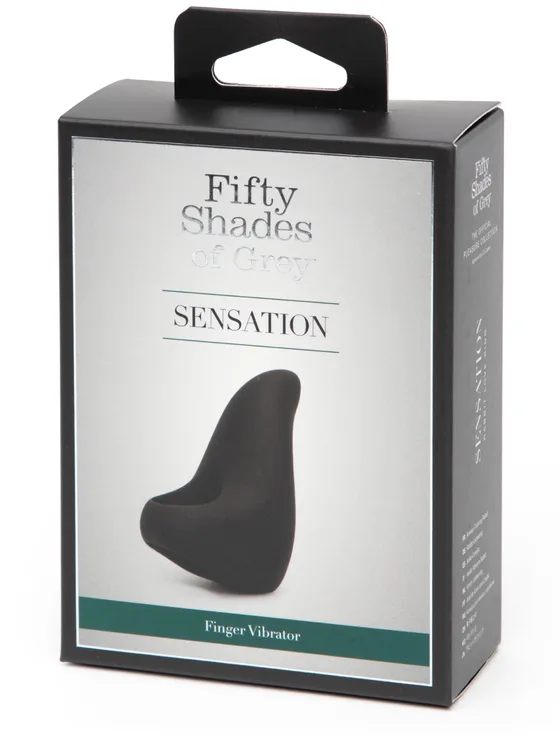 Fifty Shades | Sensation Rechargeable Finger Vibrator : Black
