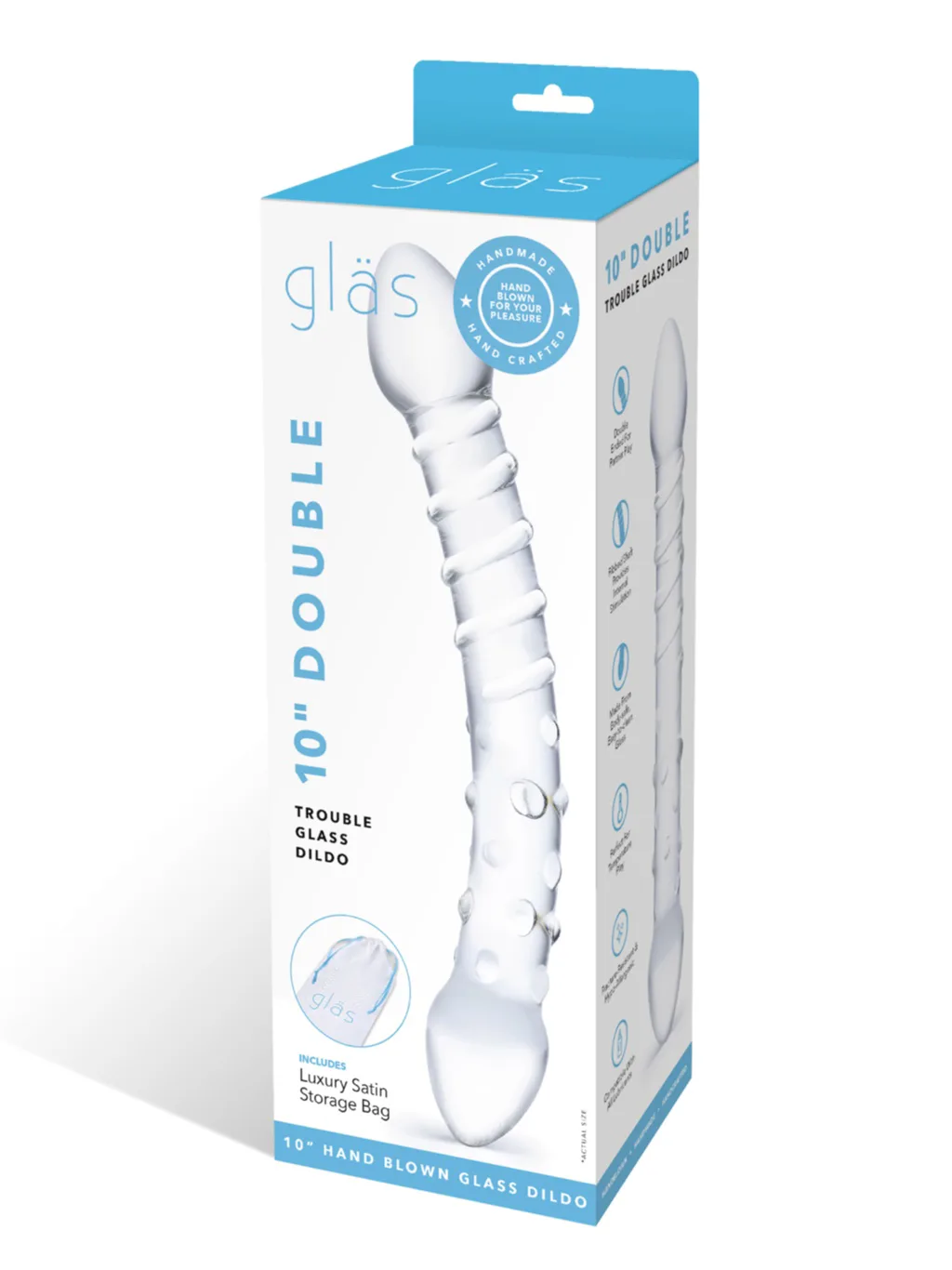 Glas Double Trouble Glass Dildo
