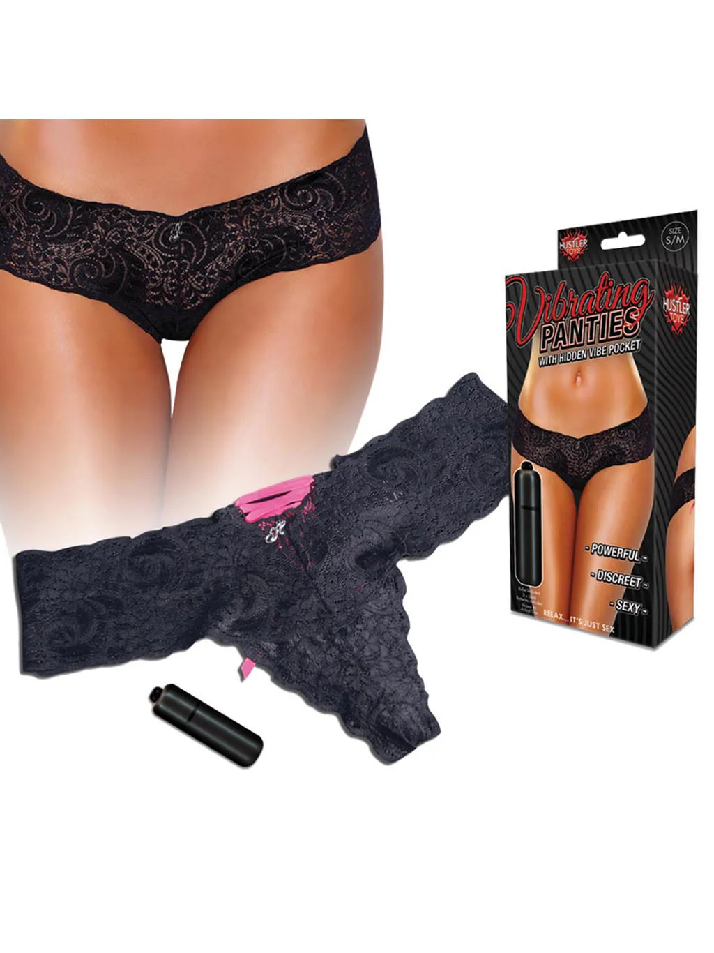 Hustler | Vibrating Panties with Bullet | M/L