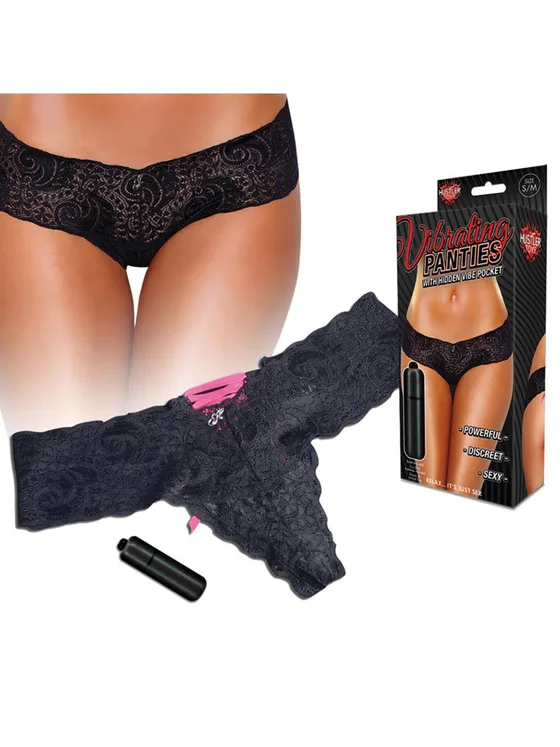 Hustler | Vibrating Panties with Bullet | M/L : Black