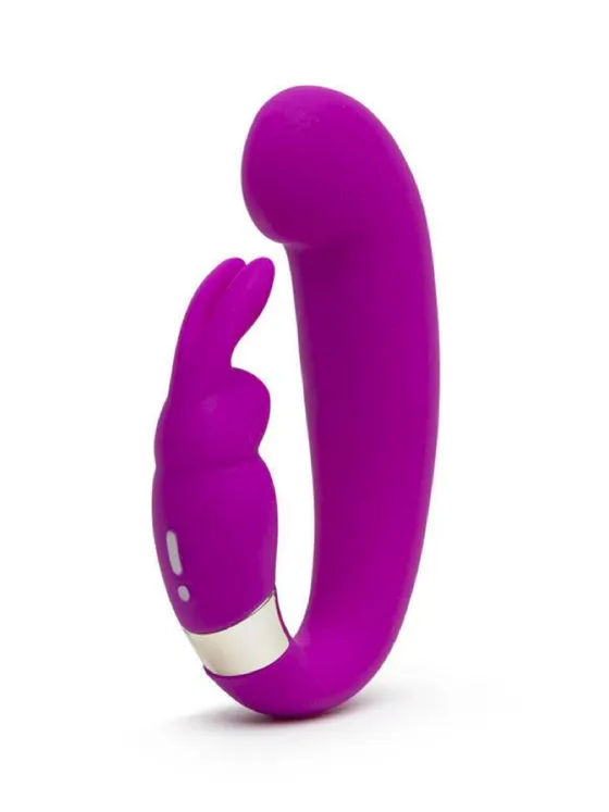Lovehoney Happy Rabbit | G-Spot Clitoral Curve Mini Vibe : Pink