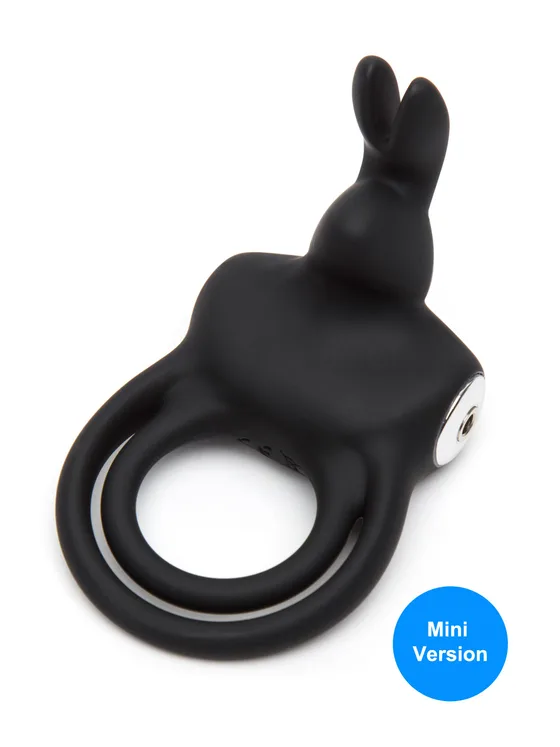Lovehoney Happy Rabbit | Mini Love Ring : Black