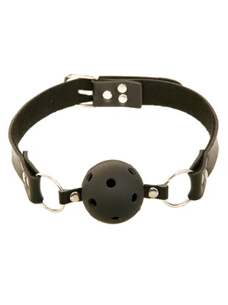 Lux Fetish | Breathable Ball Gag : Black