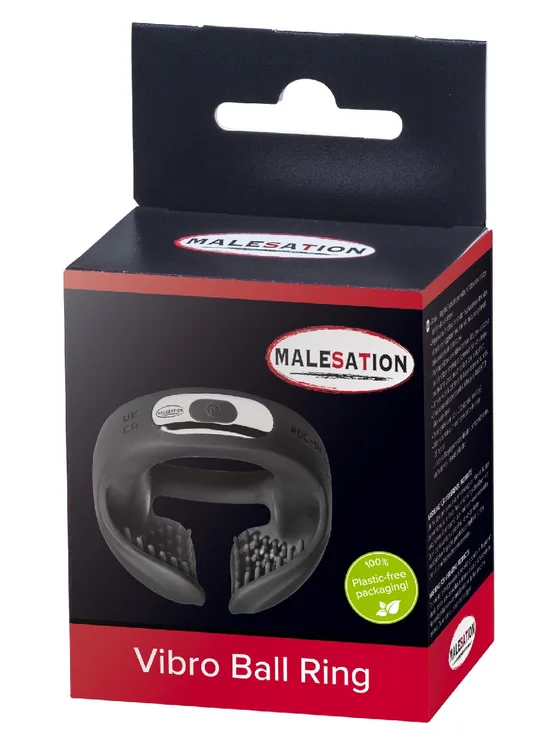 Malesation | Vibro Ball Ring : Black