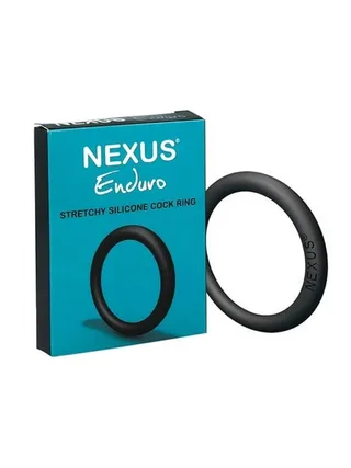 Nexus Enduro Silicone Cock Ring - Black