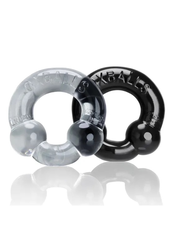 Oxballs | Ultraballs Ring 2 Pack - Black / Clear